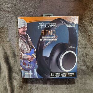 Carlos Santana Ritmo Studio Quality Over-Ear Wireless Headphones NEW In Box